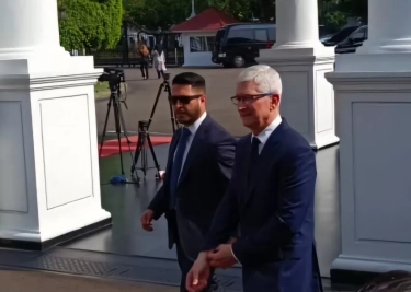 CEO Apple Tim Cook Tiba di Istana, Ini Agenda yang akan Dibahas dengan Jokowi