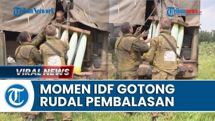 Video Momen IDF Gotong Rudal hingga Panasi Tank saat Latihan untuk Persiapan 'Balas Dendam' ke Iran