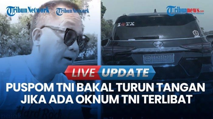 VIDEO Sopir Fortuner Arogan yang Pakai Pelat Dinas TNI Palsu Ditangkap