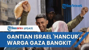 Video Warga Palestina Bersorak seusai Toko Roti di Gaza Dibuka Kembali
