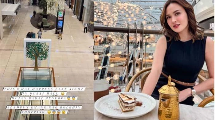 Shandy Aulia Terjebak Badai dan Banjir Saat Akan Belanja di Mal Dubai