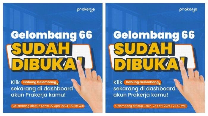 Kartu Prakerja Gelombang 66 Dibuka Hari Ini, Simak Cara Daftarnya