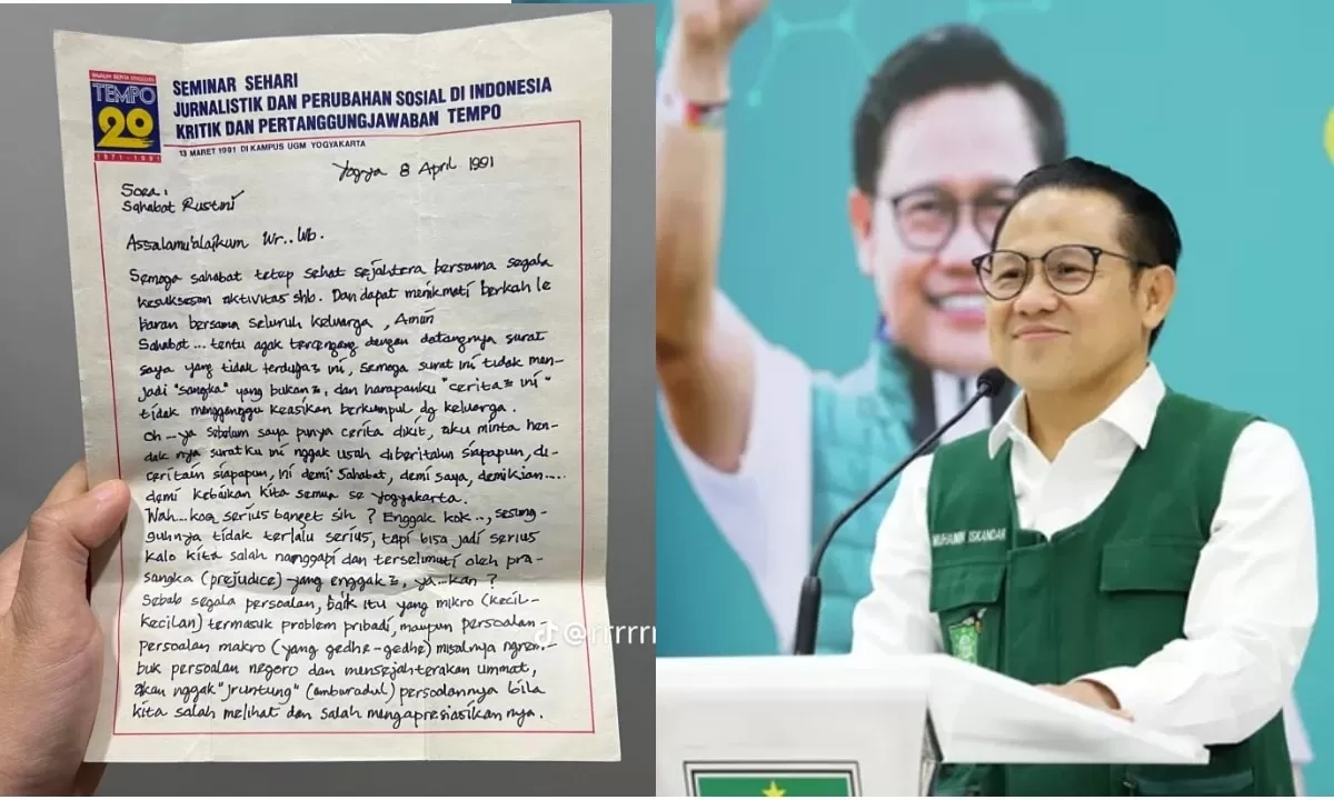 Cak Imin Klaim Belum Ada Gambaran Gabung Dukung Pemerintahan Prabowo-Gibran
