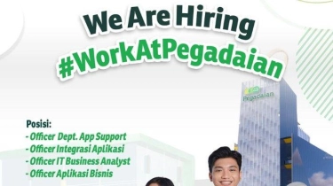 Lowongan Kerja Pegadaian untuk Lulusan S1 Jurusan TI, Pendaftaran Ditutup 22 April 2024