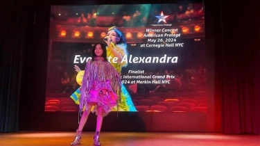 Jebolan Ajang Internasional WCOPA Evolette Alexandra Tampil Lagi di New York
