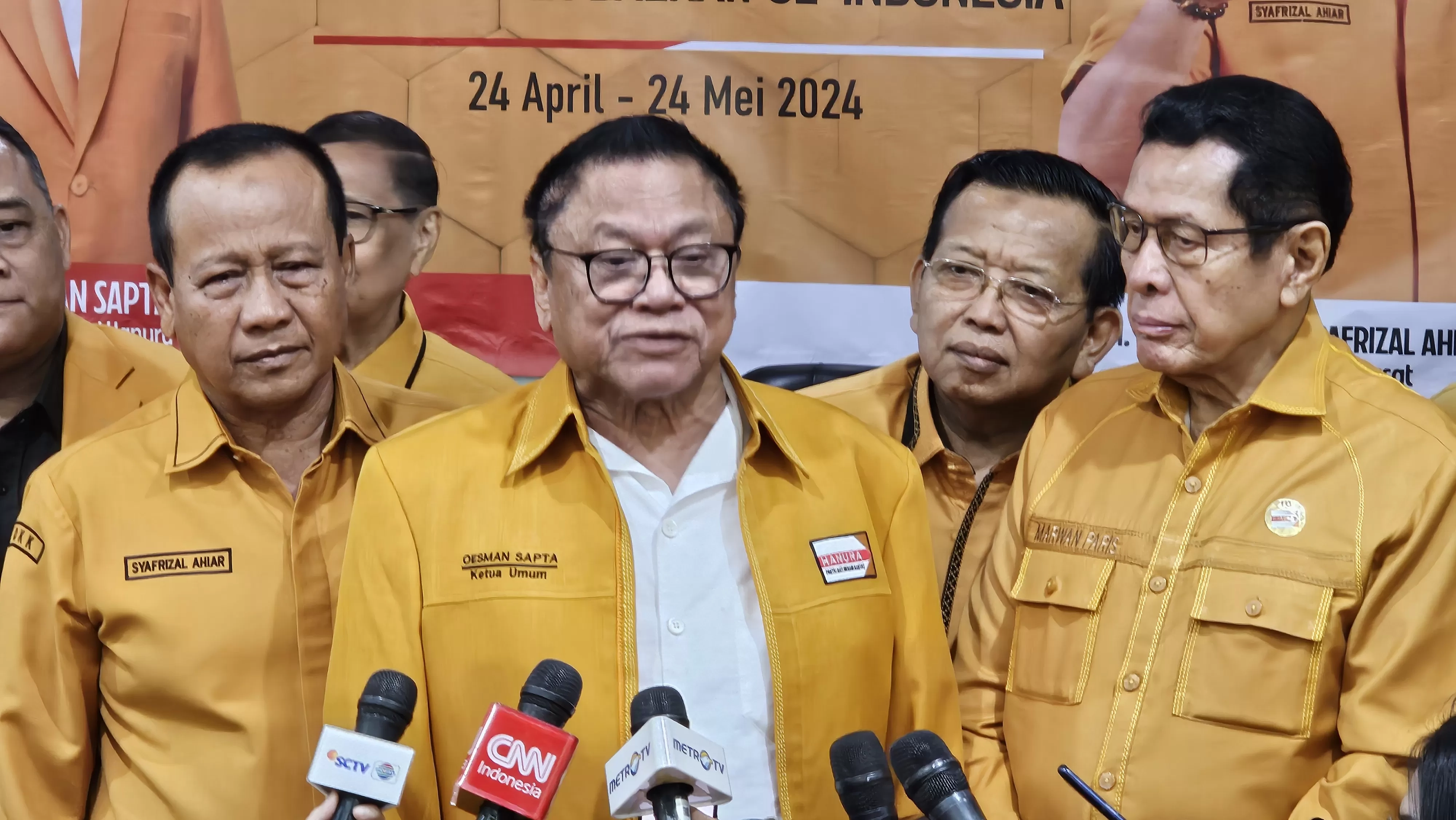 Partai Hanura Resmi Buka Pendaftaran Seleksi Cakada pada Pilkada Serentak 2024