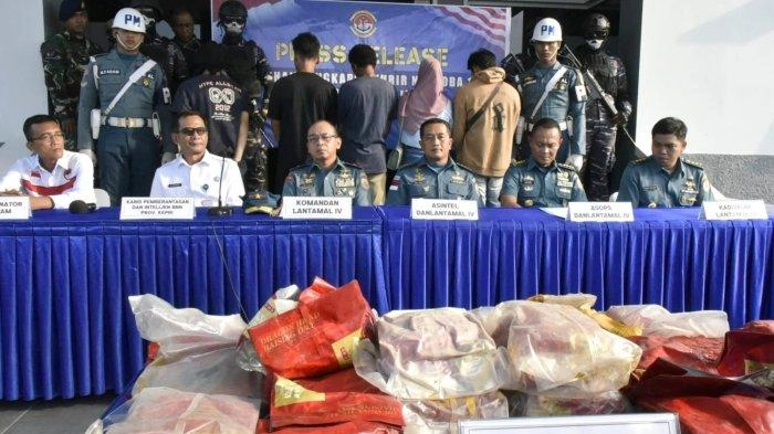 Dramatis, TNI AL Gagalkan Penyelundupan Sabu Senilai Rp19 Miliar, Tentara Sempat Lepaskan Tembakan