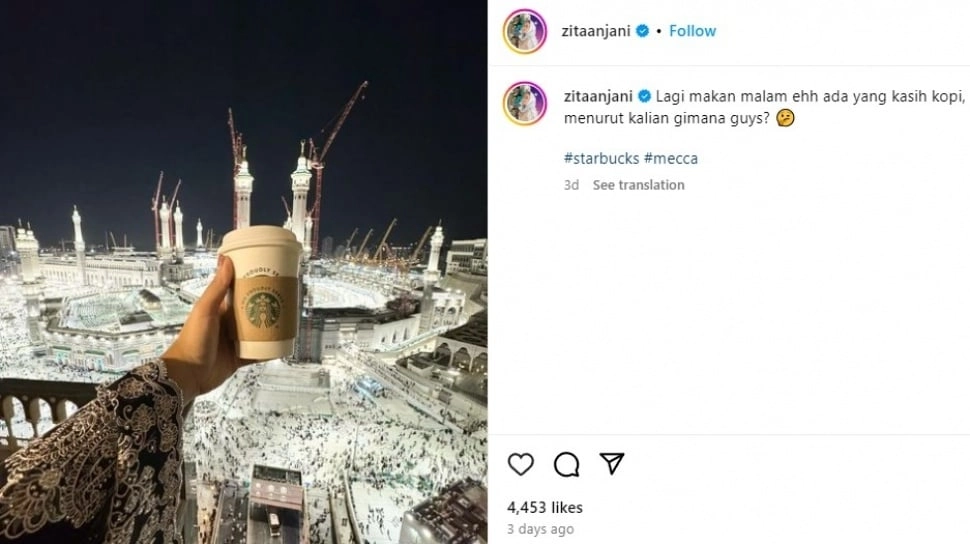 Anak Zulhas Pamer Minuman Pro Israel di Depan Kabah, Zita Anjani Banjir Kecaman