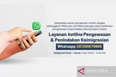 Ditjen Imigrasi Buka Hotline Pelaporan Aktivitas Mencurigakan WNA