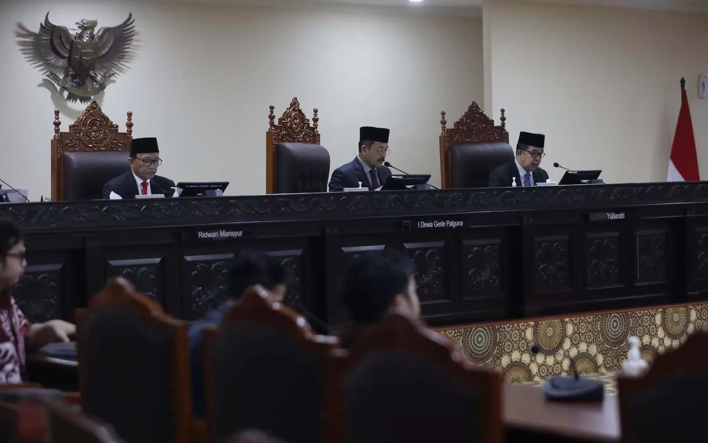 MKMK Akan Putuskan Dugaan Pelanggaran Etik Hakim Konstitusi Guntur Hamzah Sore Ini