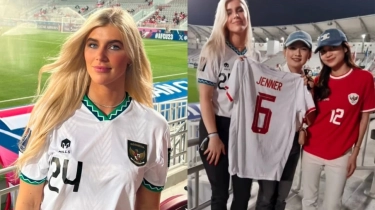 Dukung Kekasih Bertanding, Pacar Ivar Jenner Terlihat Bareng Azizah Salsha di Tribun: Cantiknya Mirip Barbie!