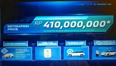 Wuling Ungkap Harga untuk Cloud EV di PEVS 2024, Tak Sampai Rp 500 Juta