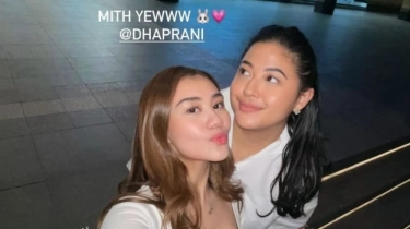Selfie Bareng Aaliyah Massaid, Pinka Hapsari Anak Puan Mahari Tenteng Tas Kecil Harga Puluhan Juta