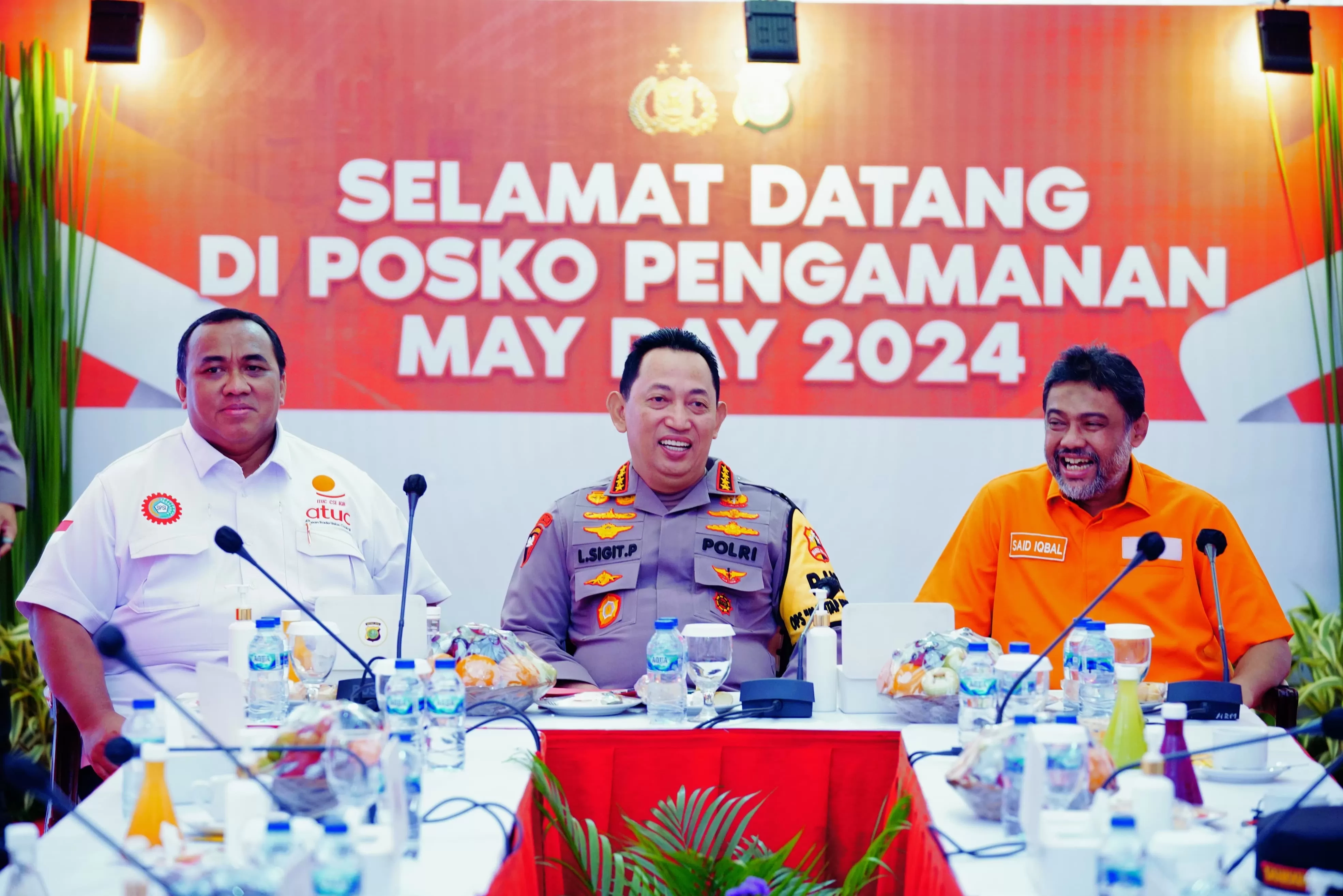 Kapolri di Aksi May Day: Bentuk Timsus untuk Lindungi dan Kawal Hak Buruh