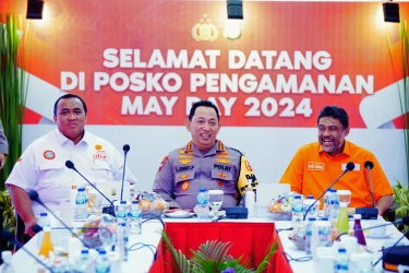 Kapolri di Aksi May Day: Bentuk Timsus untuk Lindungi dan Kawal Hak Buruh