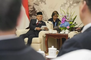 Wapres Ma'ruf Amin Sebut RI-Saudi Berkomitmen Selesaikan Konflik Palestina-Israel
