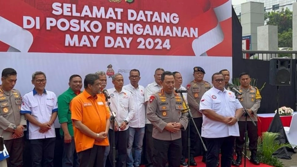 Kapolri Sebut Aksi May Day Digelar di 77 Titik Seluruh Indonesia, Semuanya Aman