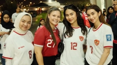 Kompak Bareng WAGs Timnas Indonesia, Azizah Salsha Dijuluki Ketua Persilatnas