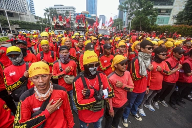 May Day, Elemen Buruh Konsisten Soroti UU Ciptaker