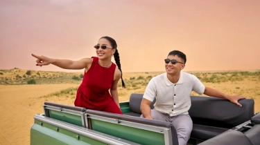 Mengintip Liburan Nikita Willy dan Indra Priawan ke Dubai: Uji Adrenalin di Gedung Tinggi Hingga Menjelajah Gurun