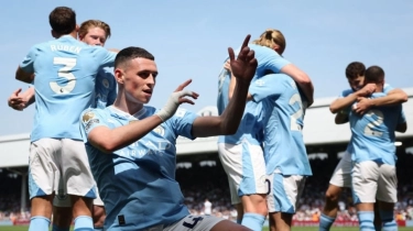 Hasil Liga Inggris: Gulung Fulham, Manchester City Kudeta Arsenal dari Puncak Klasemen