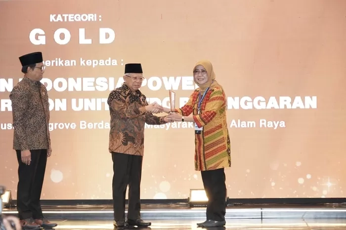 Serahkan 14 Penghargaan untuk PLN IP, Wapres Apresiasi Kontribusi BUMN, BUMDes, dan Swasta Bantu Capai Target Pembangunan
