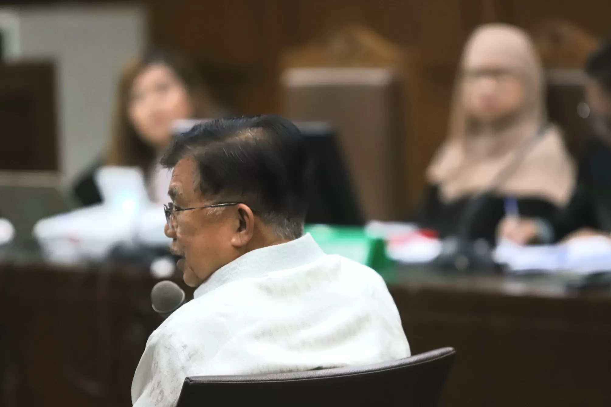 Hakim Tegur Pengunjung Sidang saat JK jadi Saksi Meringankan Karen Agustiawan di Persidangan