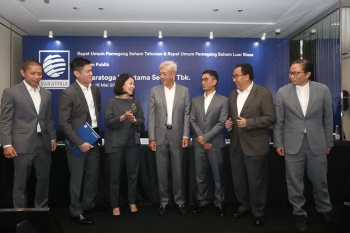 RUPST Saratoga Setujui Bagikan Dividen Tunai Rp 298,43 Miliar