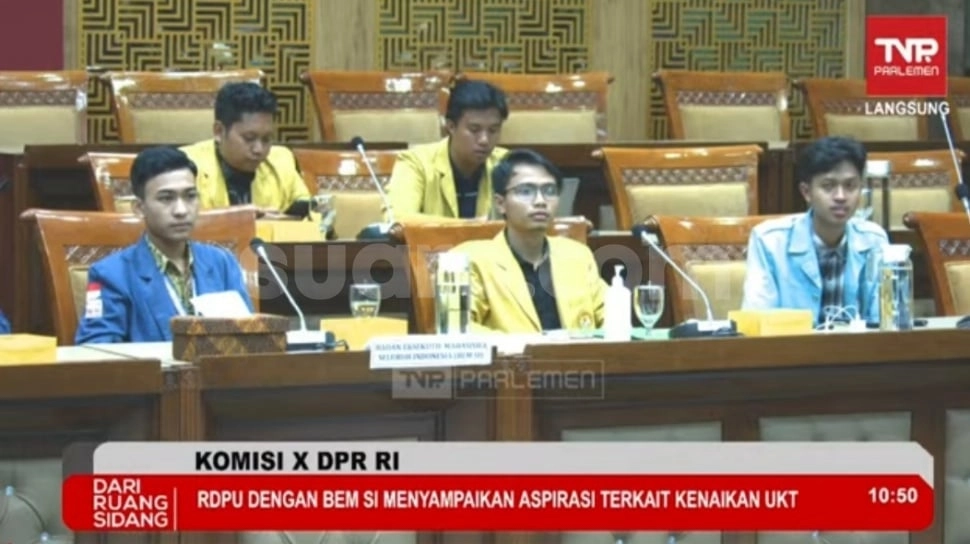 Protes ke Komisi X DPR, BEM SI Curigai UKT Mahal jadi Ladang Bisnis Baru Perguruan Tinggi