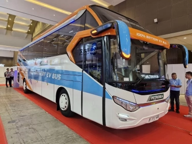 Saat Bus AKAP Berubah Jeroan Jadi Bermesin Listrik, Tak Ngebul dan Tak Bergetar, Cuma Berdenging