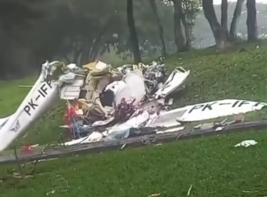 3 Orang Jadi Korban Pesawat Jatuh di BSD, Kemenhub: Ada Penerbang, Engineer dan Penumpang