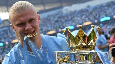 Masih Sibuk Party, Erling Haaland Belum Pikirkan Final Piala FA Lawan Manchester United