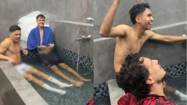 Ragnar Oratmangoen dan Marselino Ferdinan Dikritik Tak Lepas Kaus Kaki saat Berendam Air Es