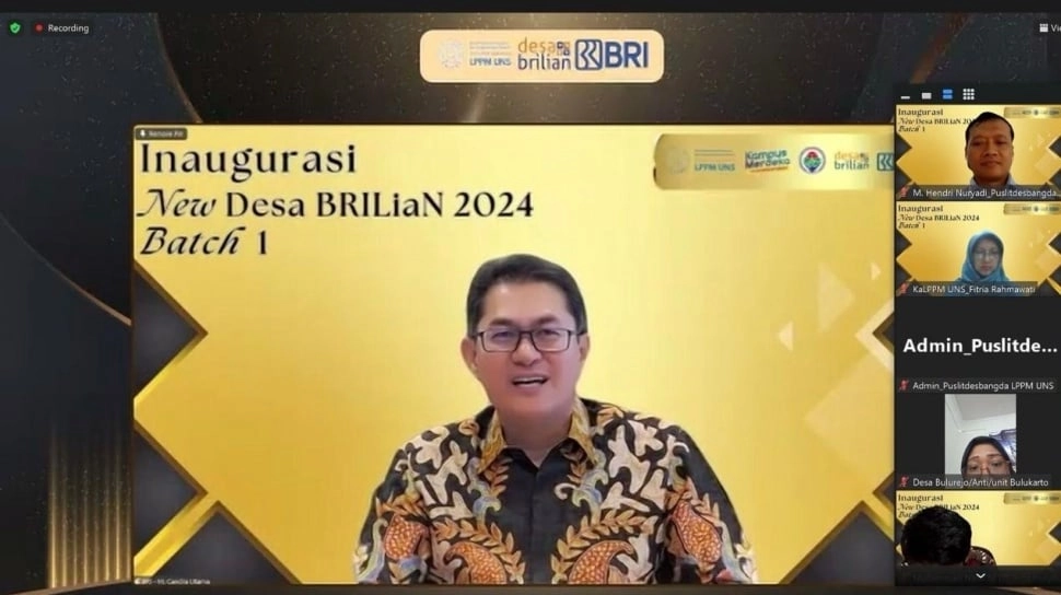 Inaugurasi Desa BRILiaN Batch 1 2024, BRI Beri Apresiasi bagi 40 Desa Terpilih