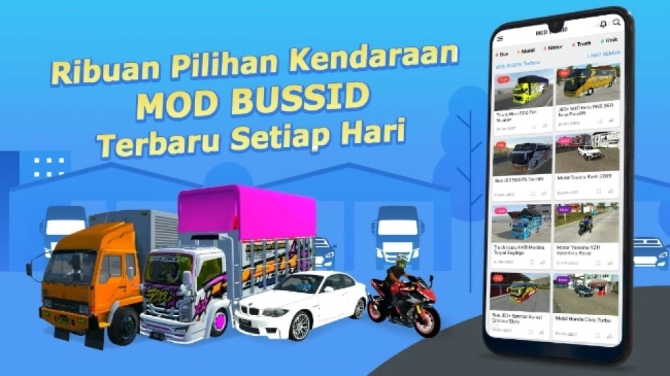 Aplikasi MOD BUSSID, Mudah Download Mod dan Livery