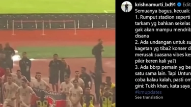 Diduga Sentil Anang Hermansyah di Laga Timnas, Krisna Murti: Semua Bagus Kecuali Suporter Kagetan Tetiba Konser