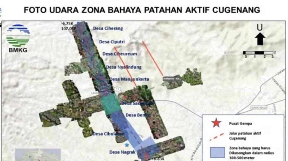 Sesar Cugenang di Cianjur Kembali Bergolak