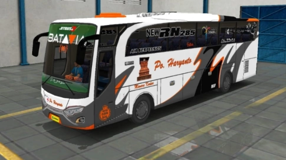 30 Link MOD BUSSID Livery Yudhistira HD, Standar Bus di Awal Game