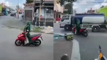 Aksi Meresahkan Berkendara Emak-Emak di Pati Viral, Warganet: Nanti yang Nabrak Salah