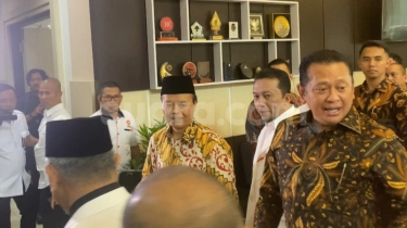 Rajin Sowan ke Parpol Lain usai Niat Maju Ketum Golkar, Tawa Lepas Bamsoet saat Sambangi Markas PKS