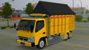 4 MOD BUSSID Truck Canter Terbaru Juli 2024, Box hingga Terpal Segitiga