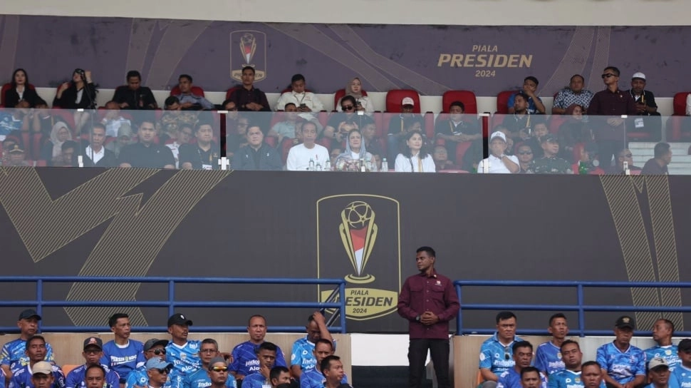 Jokowi Hadir, Pembukaan Piala Presiden 2024 Tetap Seru Meski Sepi Bobotoh