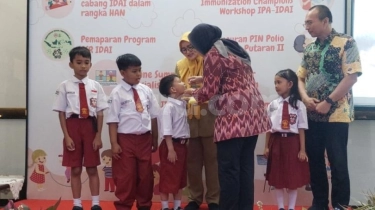 Pekan Imunisasi Nasional Dimulai, Kemenkes Target 95 Persen Anak Dapat Vaksin Polio