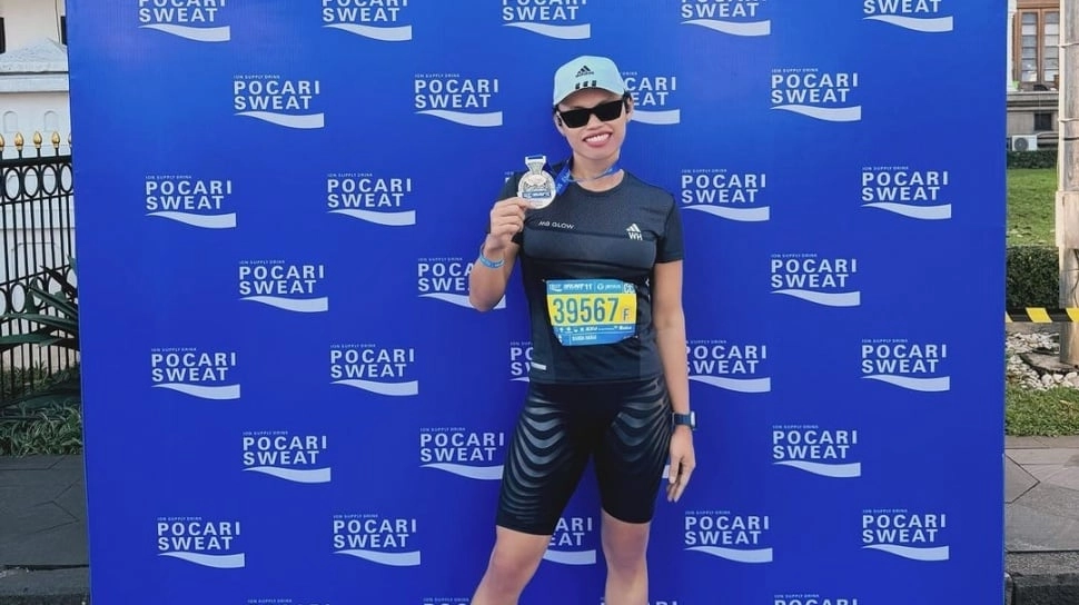 Terkuak! Nama Asli di Balik Nomor Dada Wanda Hara Saat Marathon, Netizen: Irwansyah?