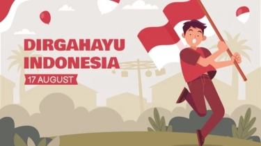 25 Gambar 17 Agustus 2024 Buat Story IG, Tema Merah Putih Selamat HUT Kemerdekaan RI