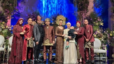 Kondangan ke Nikahan Aaliyah, Setelan Dress Nagita Slavina Tembus Rp180 Juta