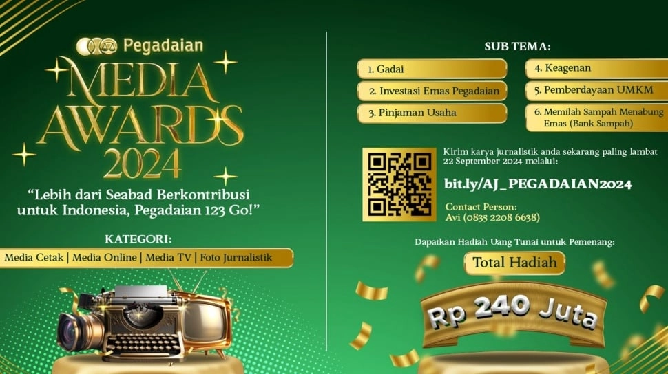 123 Go!! Pegadaian Media Awards 2024 Resmi Digelar