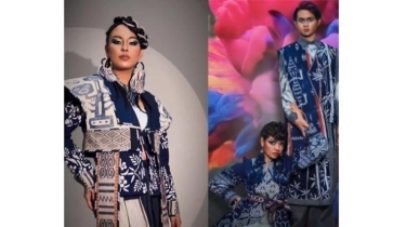 Seni Klasik Bertemu Sentuhan Futuristik di Pagelaran Padu Padan Tenun Collection Fashion Show