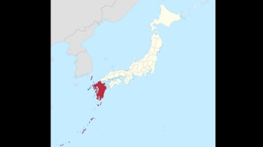Mengenal Pulau Kyushu Jepang Yang Diguncang Gempa 7,1 Magnitudo, Punya Luas Daratan Sebesar 36.782 Kilometer