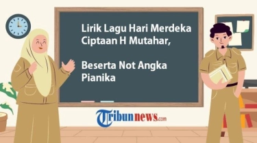 Not Pianika Lagu 17 Agustus 'Hari Merdeka', Lengkap dengan Liriknya